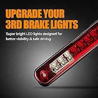 Vista 3 de Tercera luz de freno LED para 1988-1999 Chevy/GMC C1500 C2500 K1500 K2500 Silverado Blazer, conjunto de luces de freno traseras de montaje alto, luz