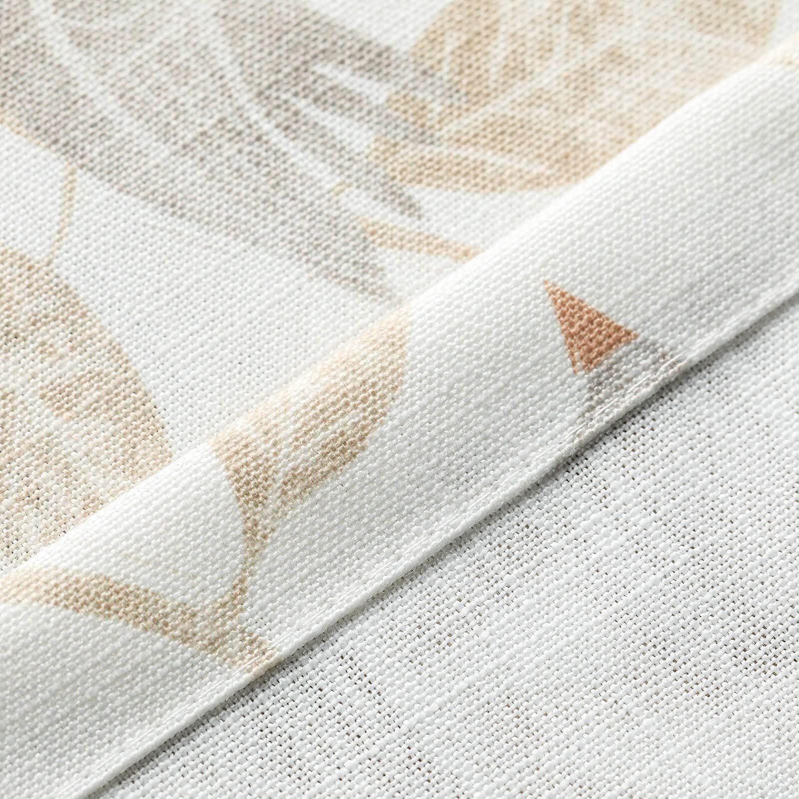 VOGOL Mini Tier Curtains for Small Windows Cute Birds Print Short Curtains for Nursery Bathroom Cafe, Door Head, 30" x 24" - Image 3