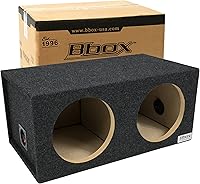 Vista 7 de Bbox - Caja de subwoofer doble sellada de 12 pulgadas, cajas y carcasas de subwoofer para automóvil con doble sellado sintonizado para audio