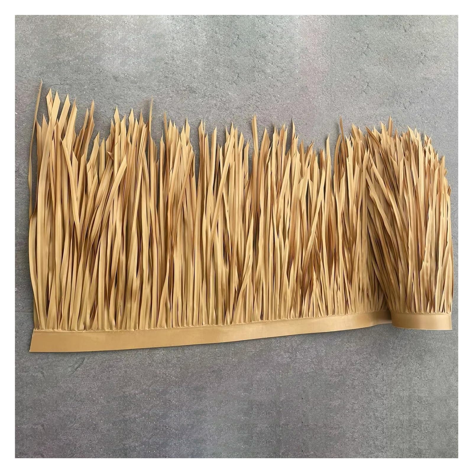 Rollo De Paja Artificial, Paja Falsa Artificial Techo, Decoración De Paja Retardante Simulada, Rollo De Paja De Plástico, para Bar Jardín Gazebo Sombrilla Terraza(0.5x10m(19.7x393.7in))