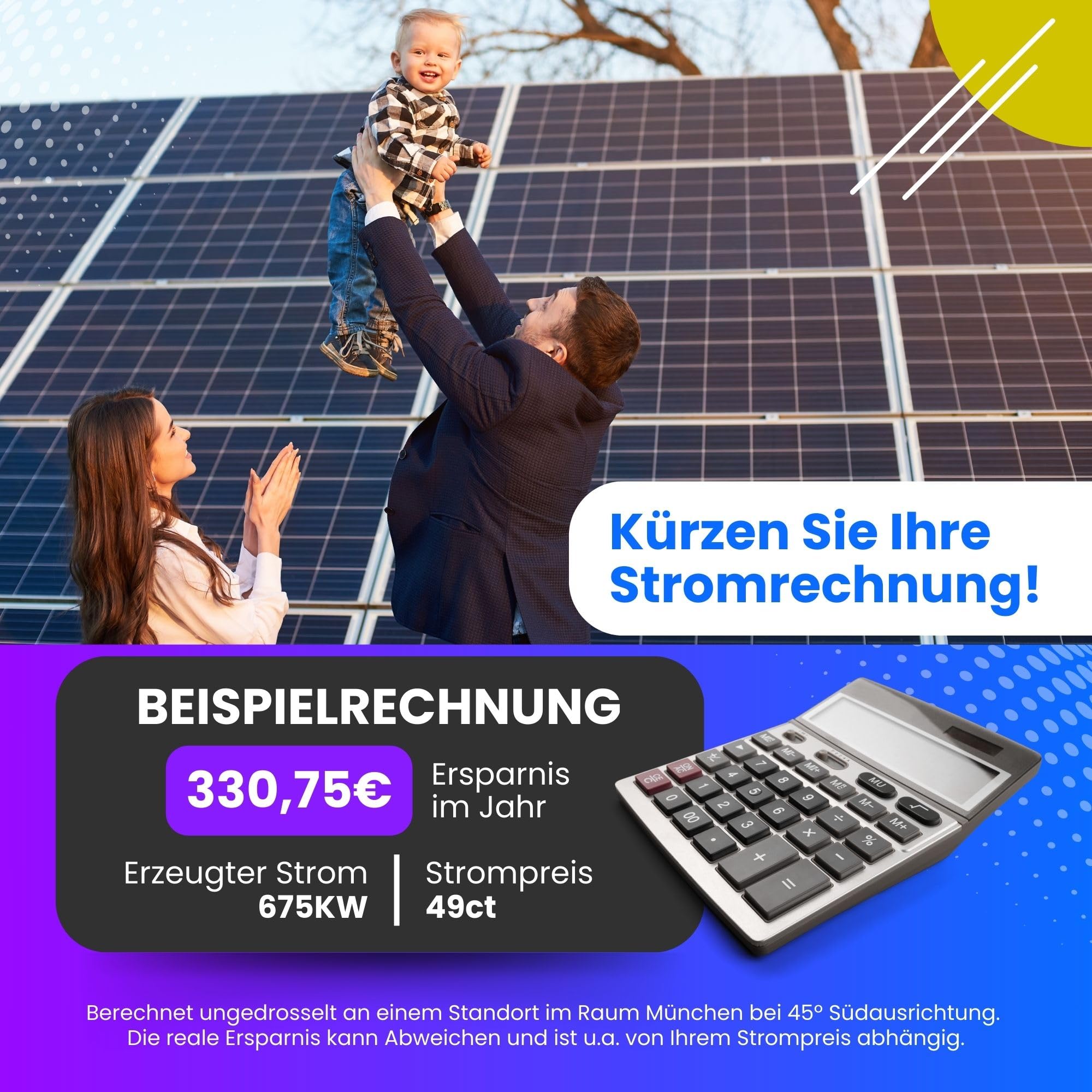 Balkonkraftwerk 830w komplett Steckdose - Set mit 2x Solarpanel 445W ALL BLACK Wechselrichter 800w 5m Schuko Balkon Solaranlage Photovoltaik Komplettanlage