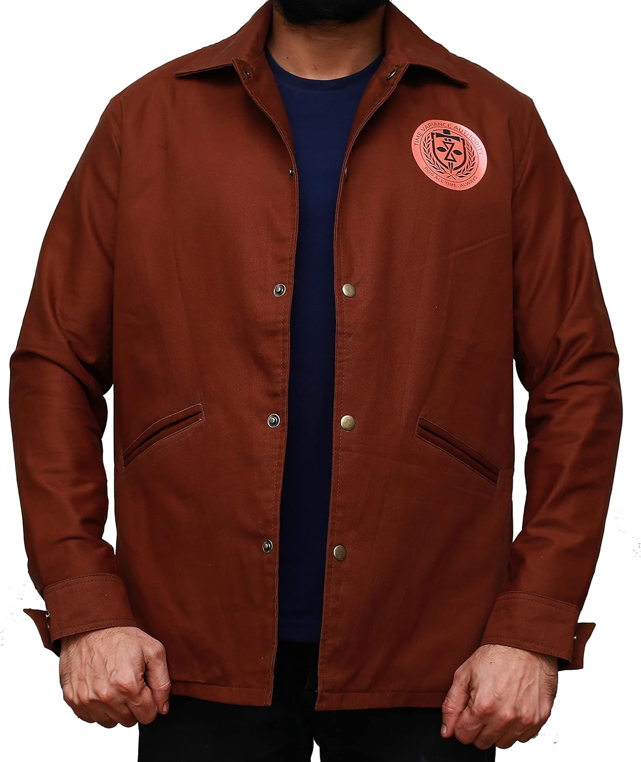 Loki Variant Cotton Brown Jacket Men
