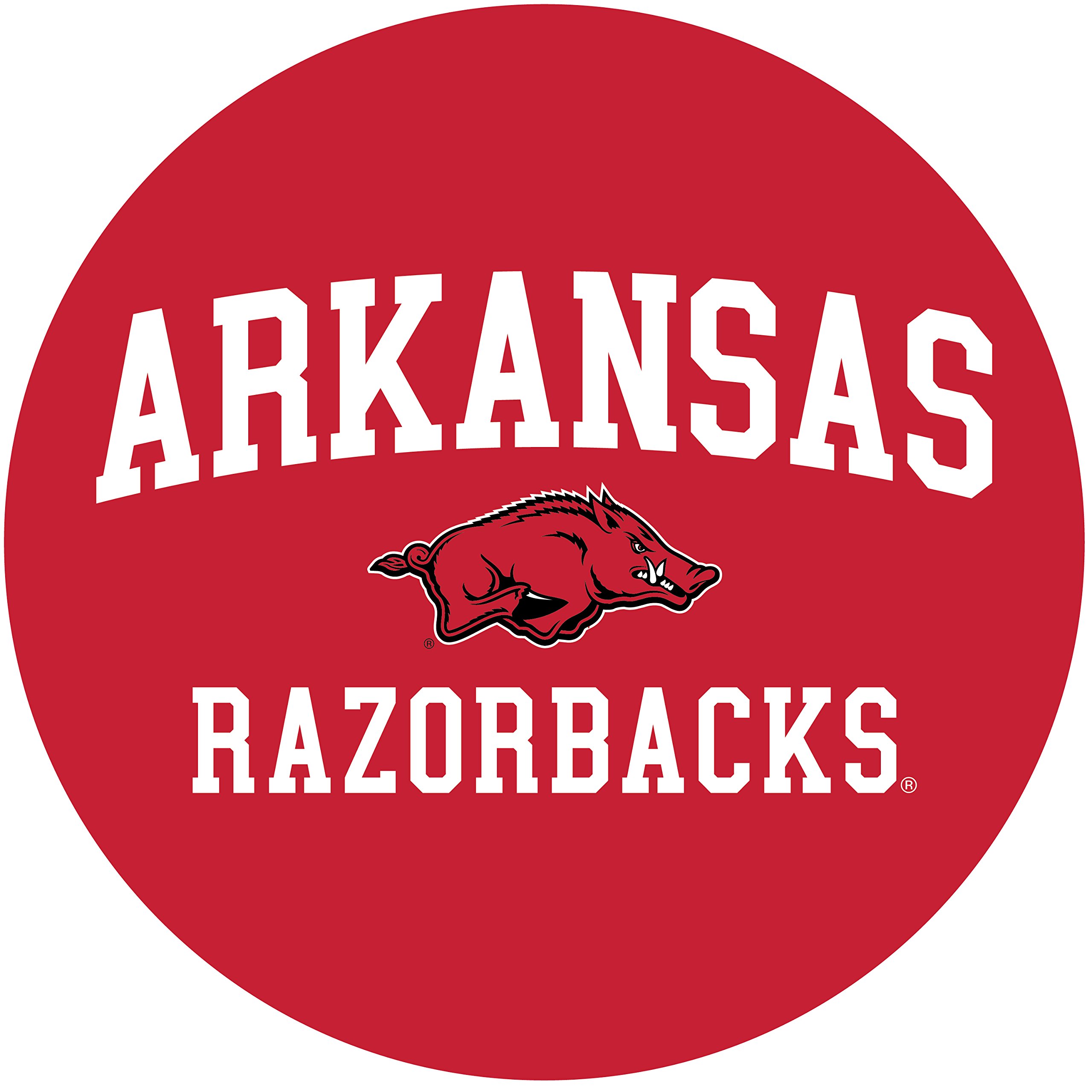 Arkansas Razorbacks 10 Inch Round Magnet Officially Licensed Collegiate Product