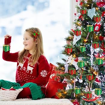 Amazon.co.jp: Woanger 30個 ミニクリスマスツリープレゼント