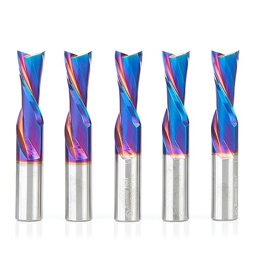 Miniatura 38 de Amana Tool Spektra Extreme Tool Life - Broca de carburo sólido para enrutador de inmersión en espiral, 46416-K, 1/4 de diámetro x 1-1/8 CH x vástago