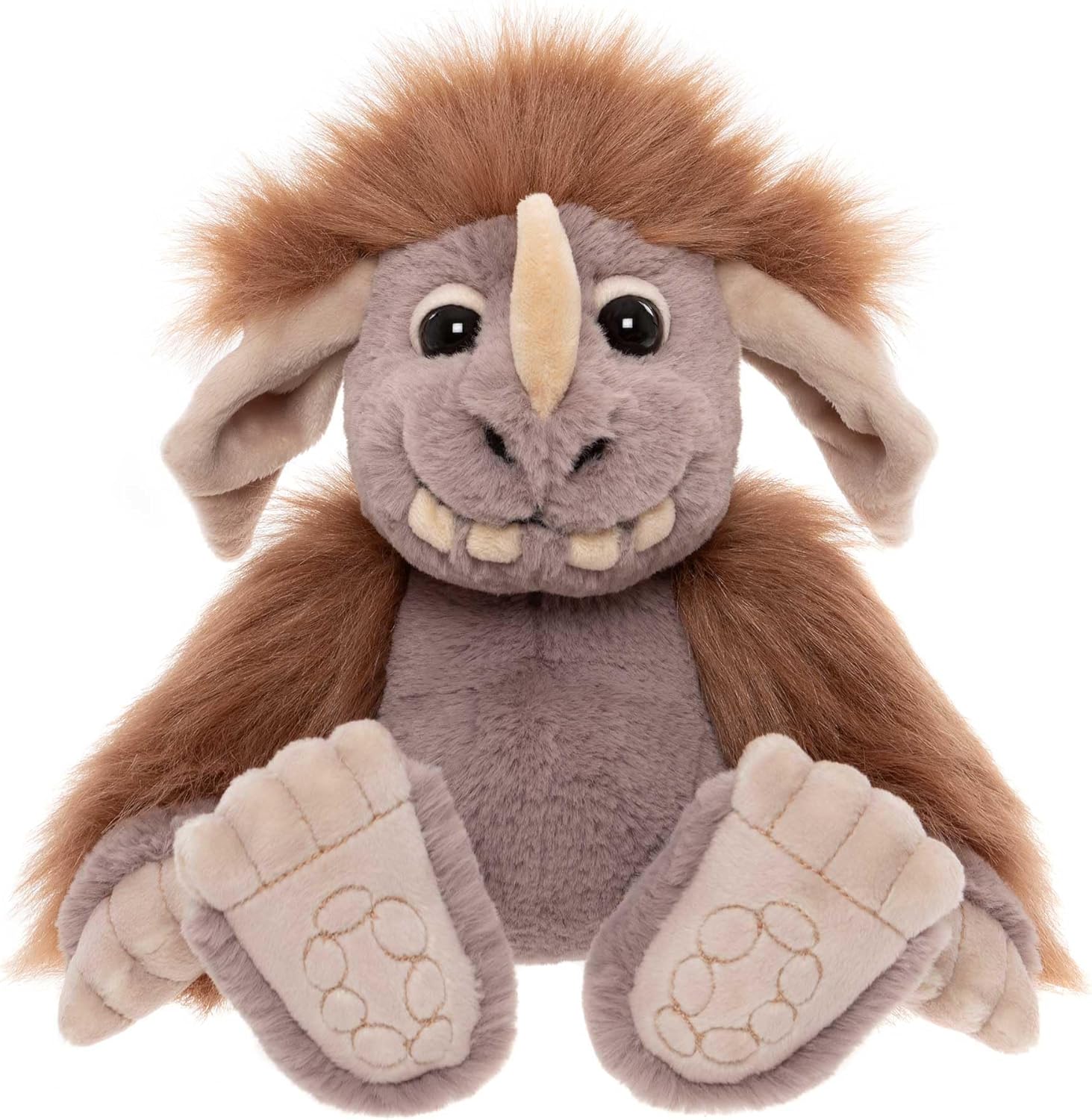 Charlie Bears Pebble | Soft Mythical Ogre Fantasy Plush Character for Kids | Bearhouse Stuffed Toy