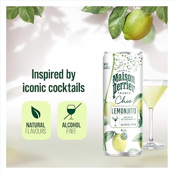 Maison Perrier Chic Lemonjito Non-Alcoholic Sparkling Mocktail 4x250ml
