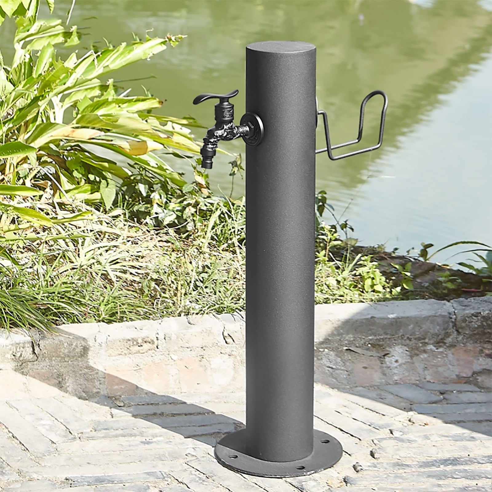 Xbtgs Vertical Garden Water Column - Outdoor Antifreeze Hose Faucet Extender, Decorative Fountain, Water Element, Hydrant Dispensed, Type B