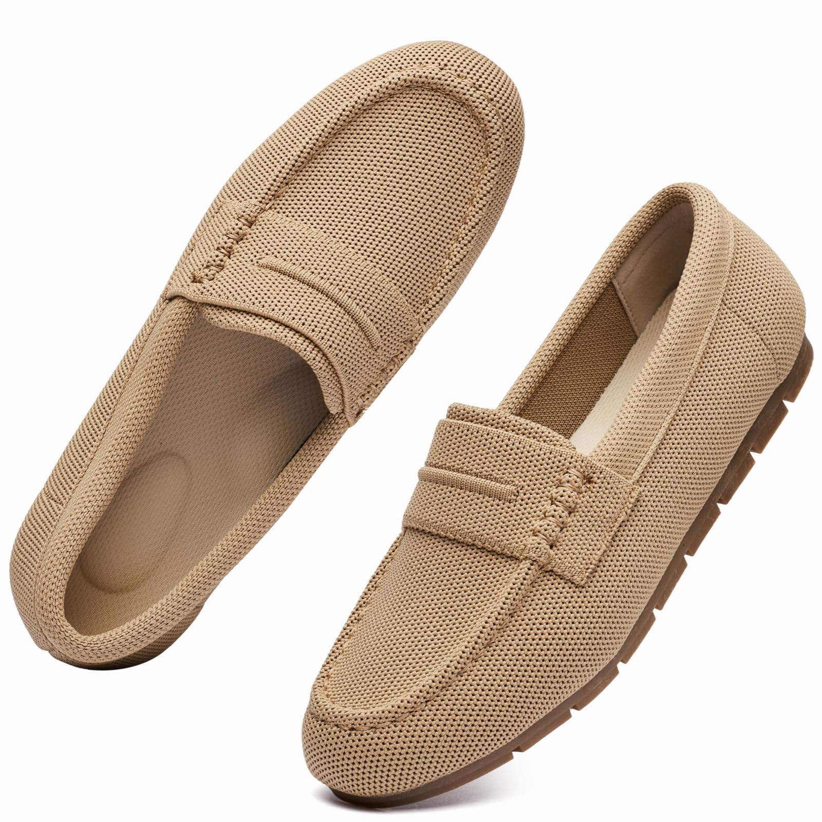 Loafers for Women Comfortable Slip on Work Flats Shoes Womens Dressy Casual Walking Shoes-image-40