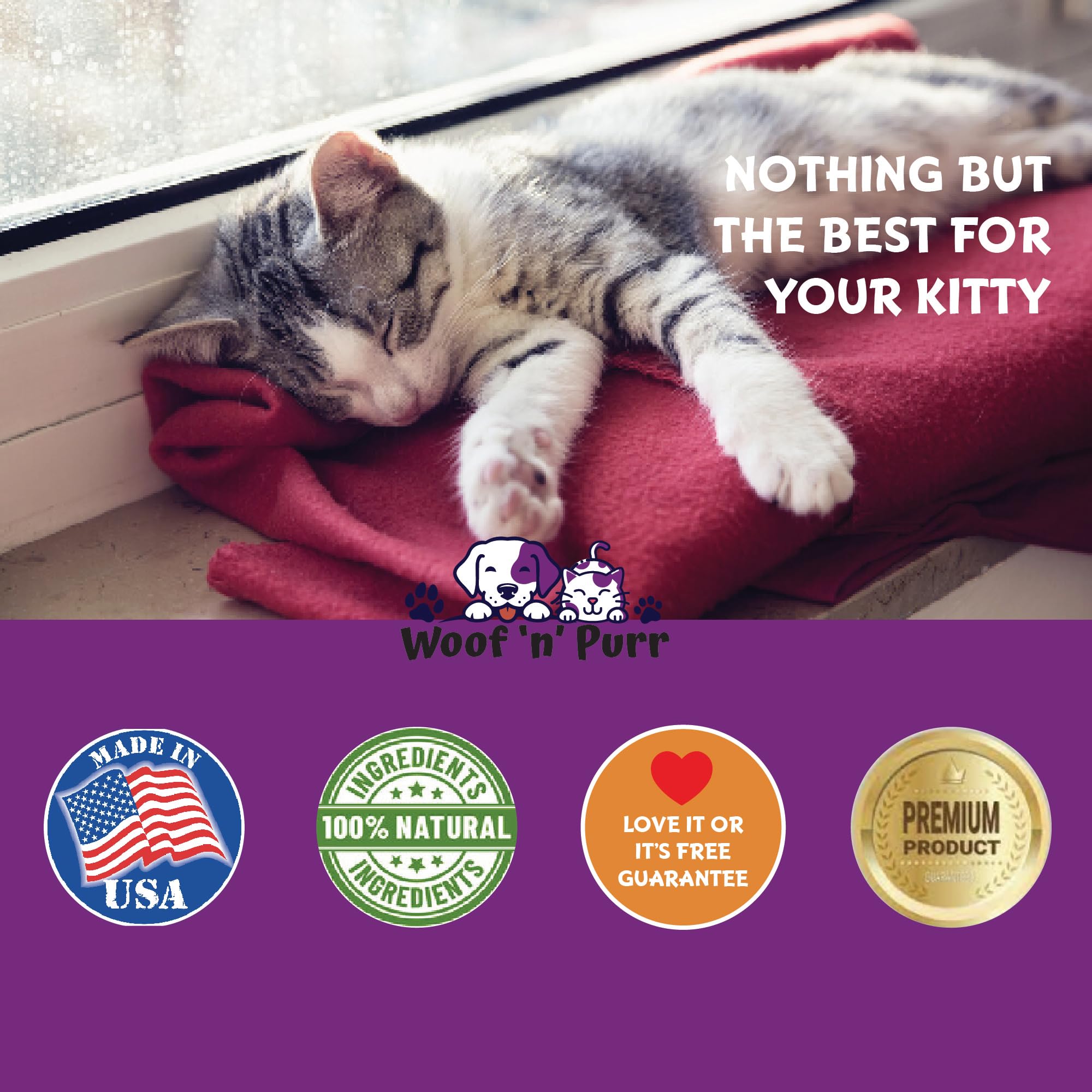 Melatonin for Cats | Supports Healthy, Restful Sleep for Your Cat | Cat Stress Relief | Cat Calming | Cat Anxiety Relief | Cat Melatonin | Anxiety Relief for Cats | Cat Sleep Aid | 1 fl oz - image 6