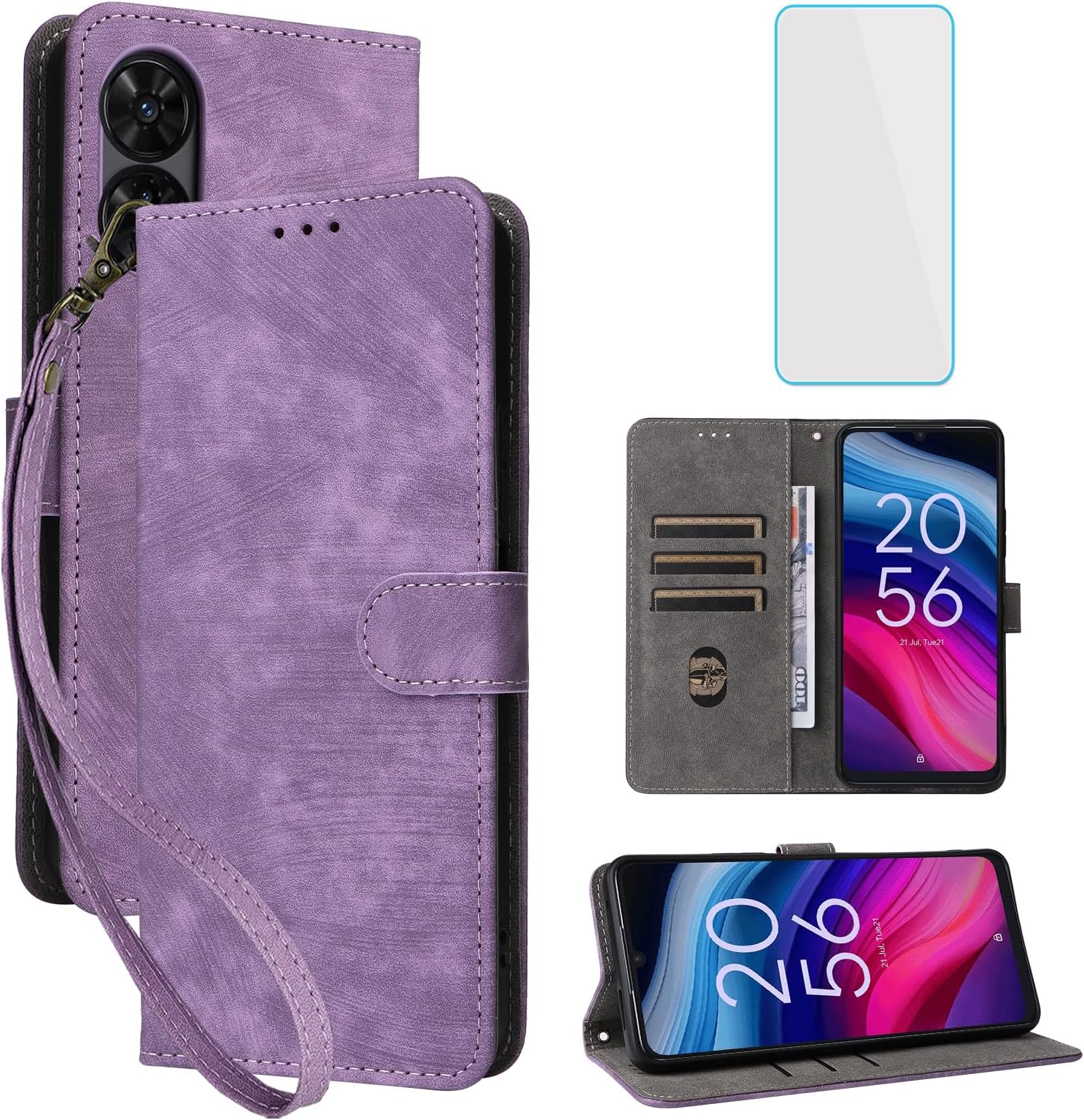 BAILI RFID Blocco Cover Per TCL 50 Nxtpaper 5G, Cavalletto