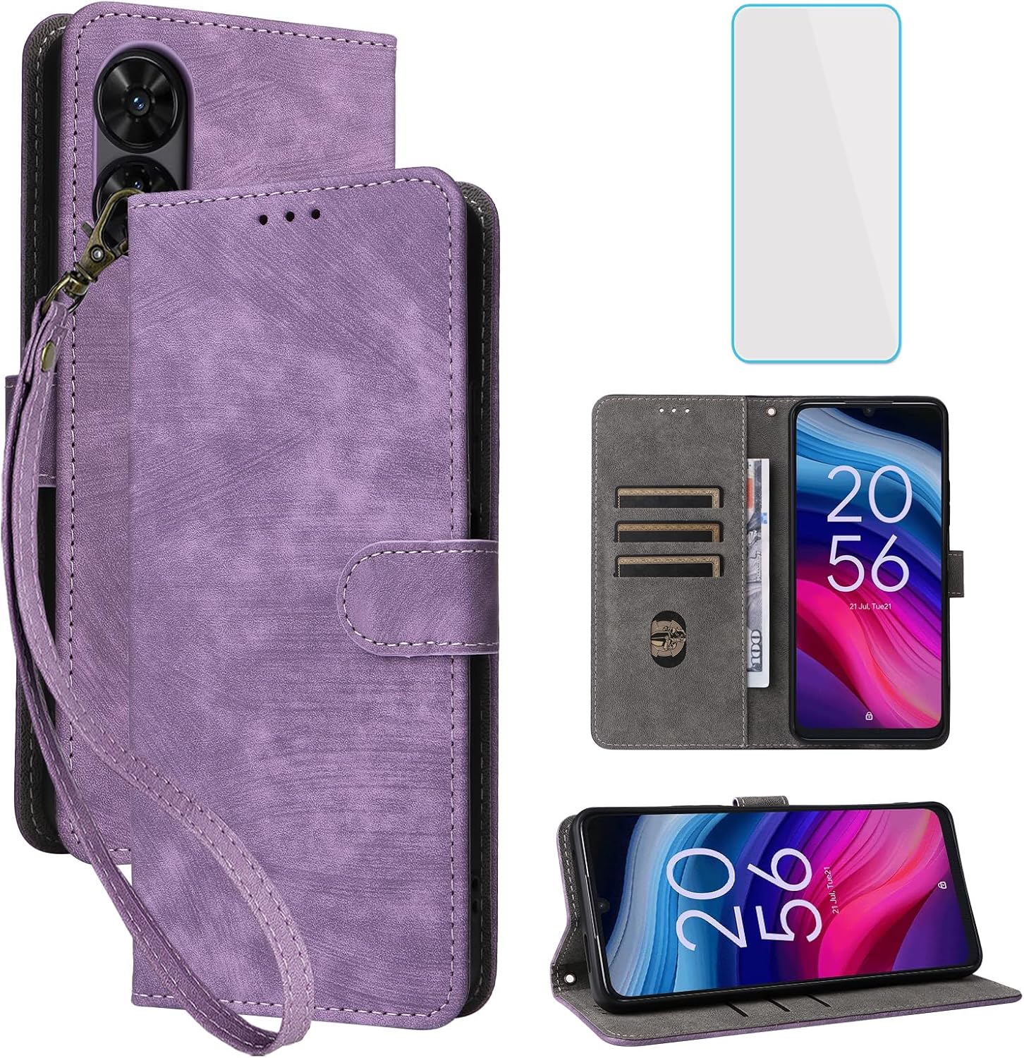 Amazon.com: IUQXU for TCL 50 XE NxtPaper 5G / TCL 50 XE 5G Wallet Phone ...