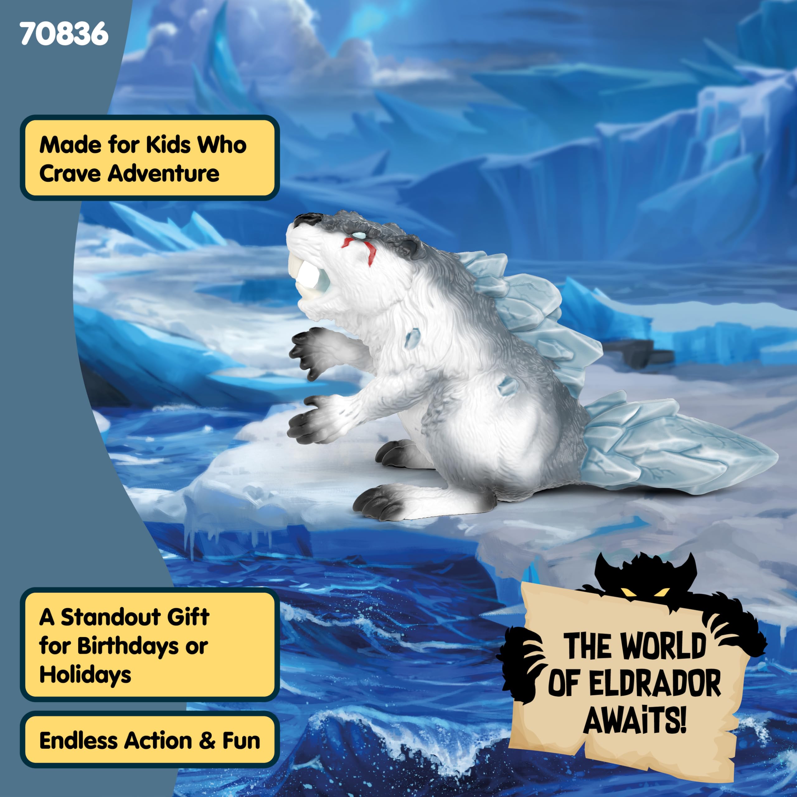 Amazon.co.jp: Schleich Eldrador Creatures - アイスローダントトイ