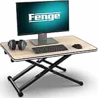 未使用 Fenge スタンディングデスク キーボード台付き SD315001WB Amazon | Fenge スタンディングデスク卓上 高さ調整可 昇降式