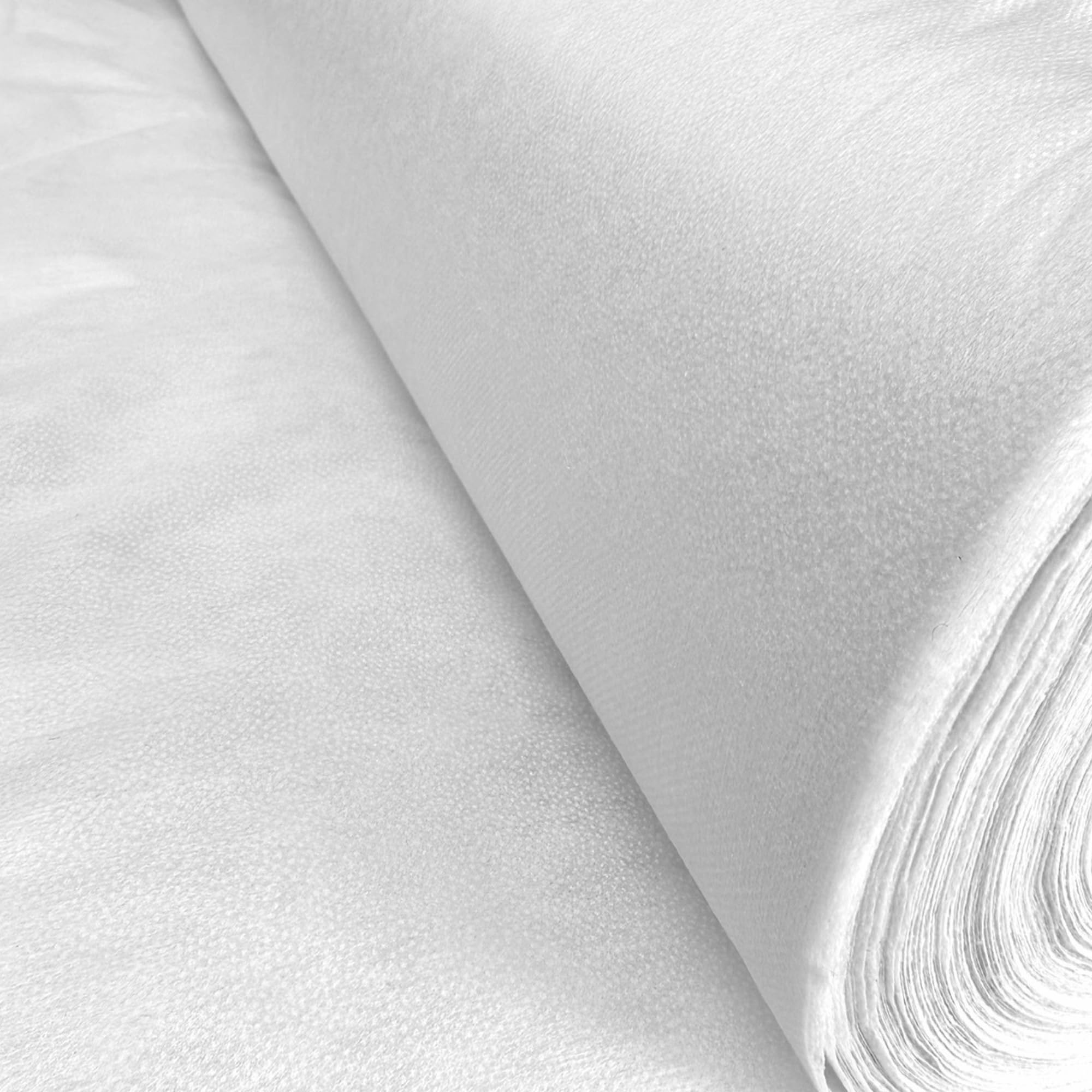 1M White Fusible Interfacing Light/Medium 614W (100cm x 90cm)
