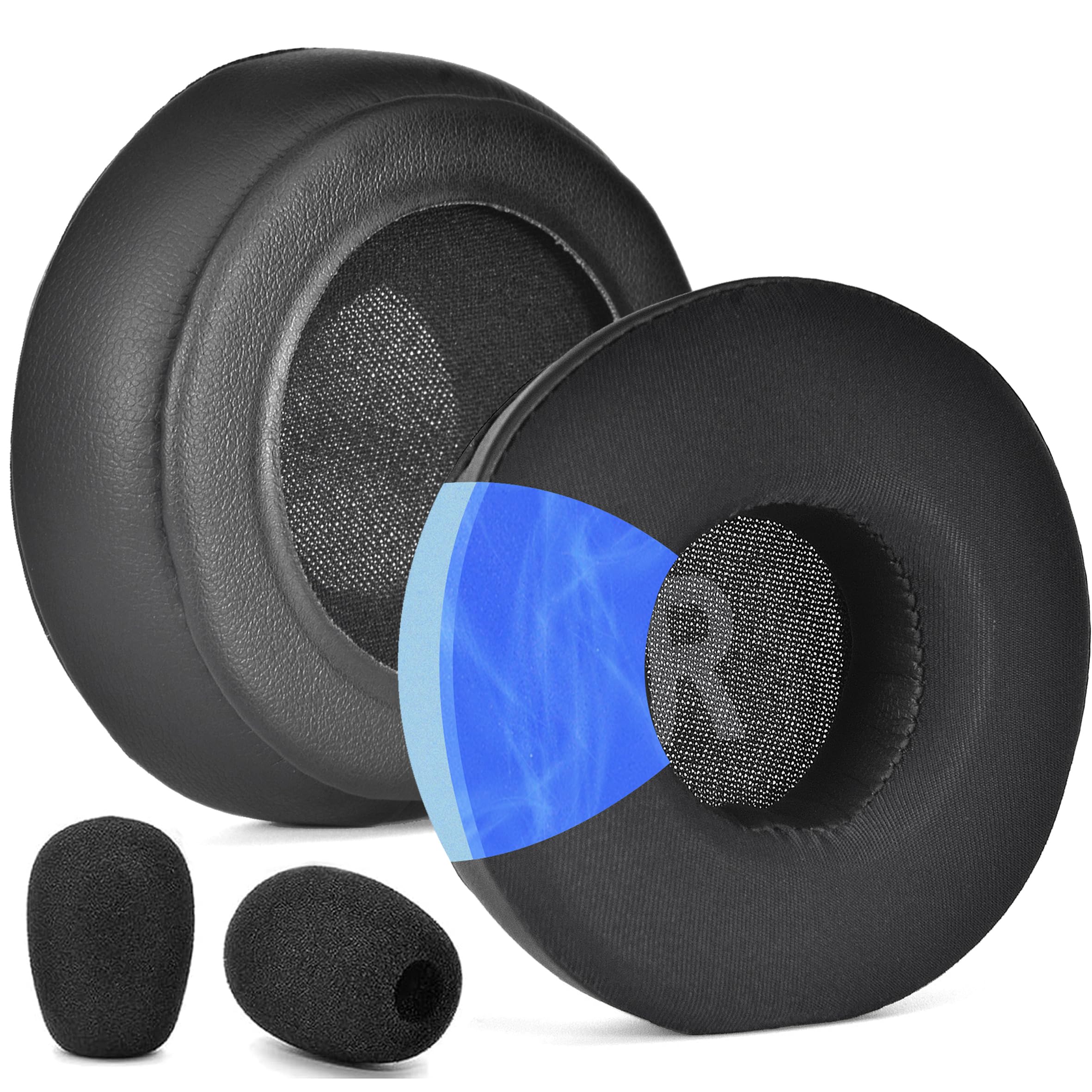 Kit de coussinets d'oreille et microphone de rechange gel pour casque Logitech Zone - 8