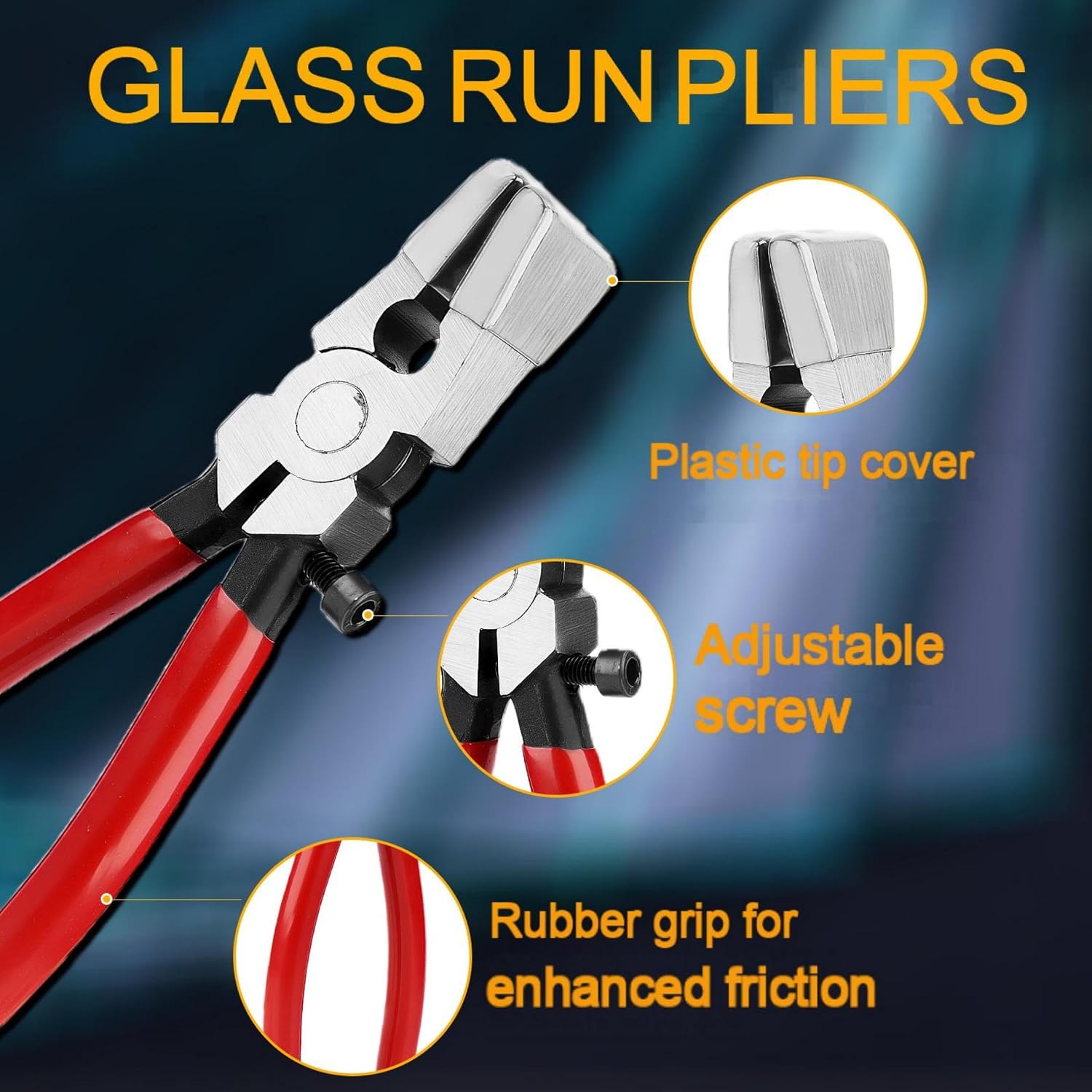 Xawuesa Upgrade Heavy Duty Glass Cutter Kit (2-20MM) - Precision Running Breaking Pliers for Stained Glass, Tiles, Mosaics & Fusing