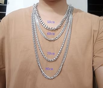 European And American Hip Hop Personality Titanium Steel Byzantine Square Buckle Chain Tide Male Emperor Chain Amazon Com European And American Hip Hop Personality Titanium Steel Byzantine Square Buckle Chain Tide Male Emperor Chain Amazon Com