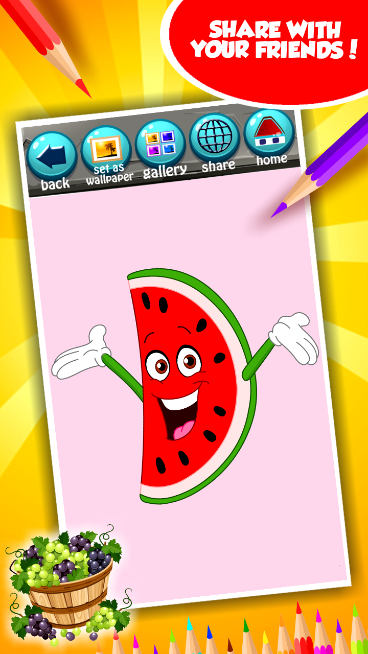 Fruit Coloring for Android