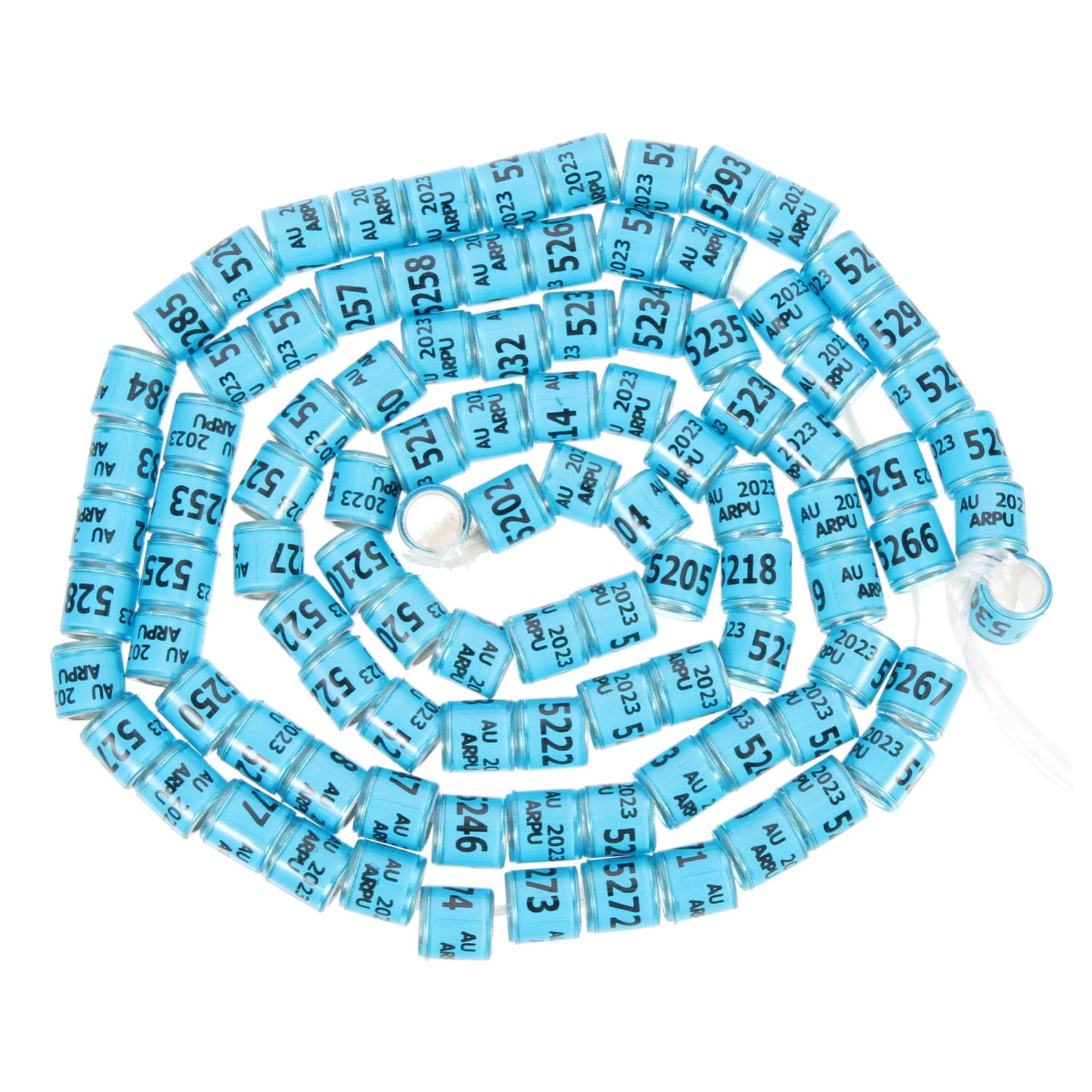 Amazon | FUOYLOO 100個 ピジョンフットリング 鶏の足輪 鳩の供給 ハト