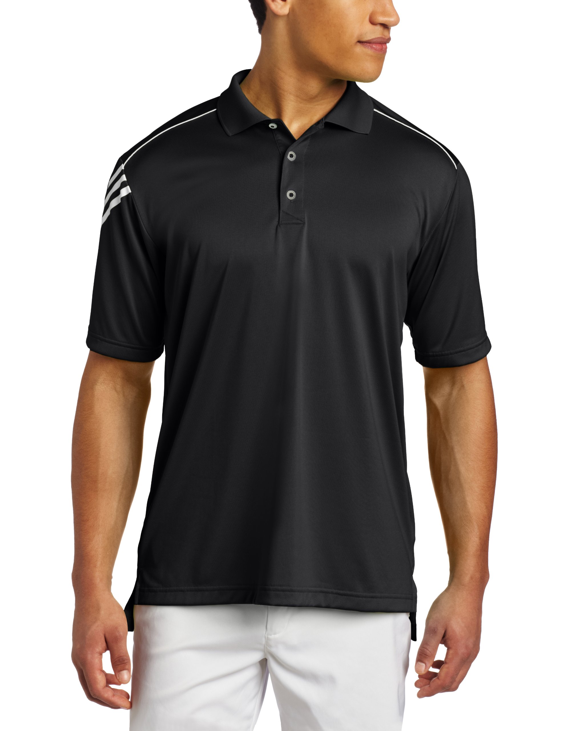 adidas Golf Men's Climacool 3-Stripes Polo Shirt