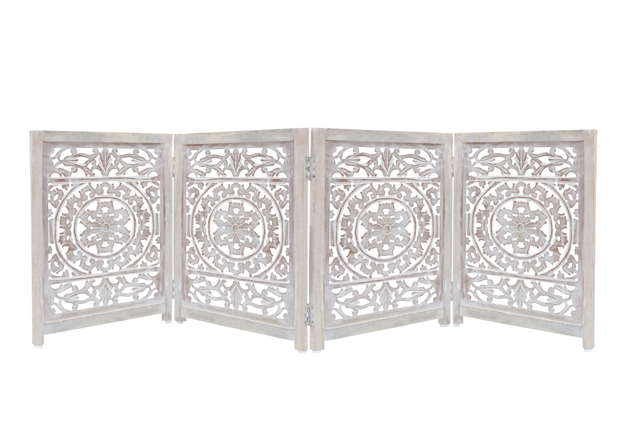Wooden Foldable Pet Dog Safety Gate - 4 Panel 20