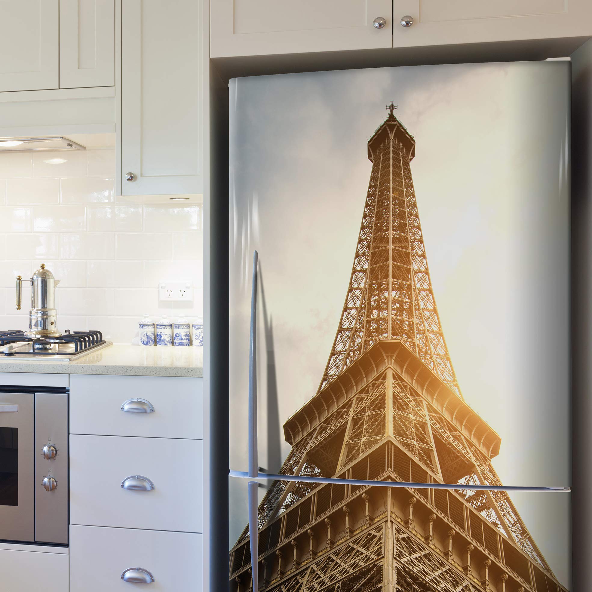 Vinyl-Aufkleber Für Kühlschrank – Blasenfrei, 60 X 185 Cm, Strapazierfähig, Einfache Trockenmontage