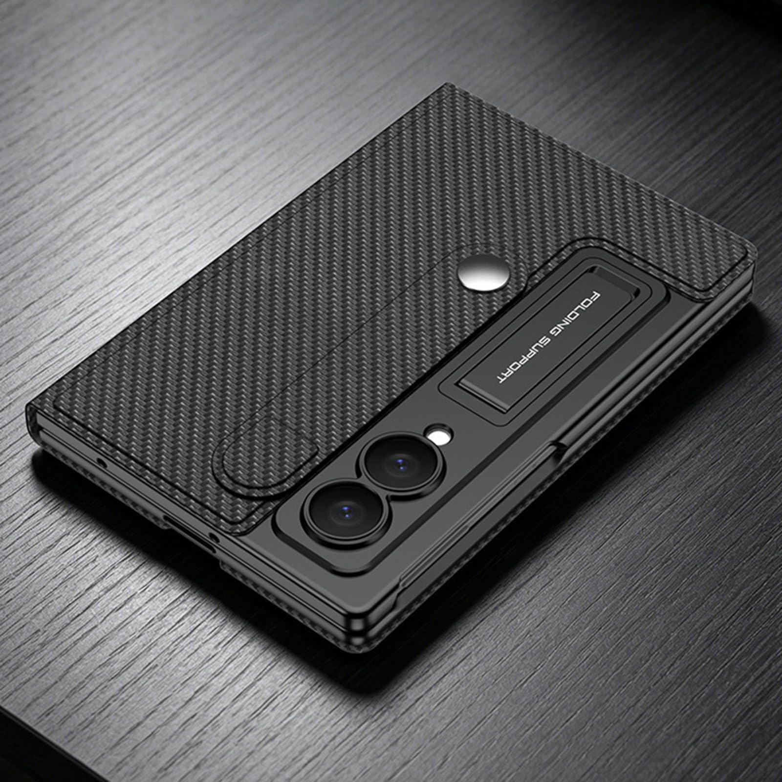 Ribaltabile Cover per Samsung Galaxy Z Fold 8, Sottile Pelle Supporto