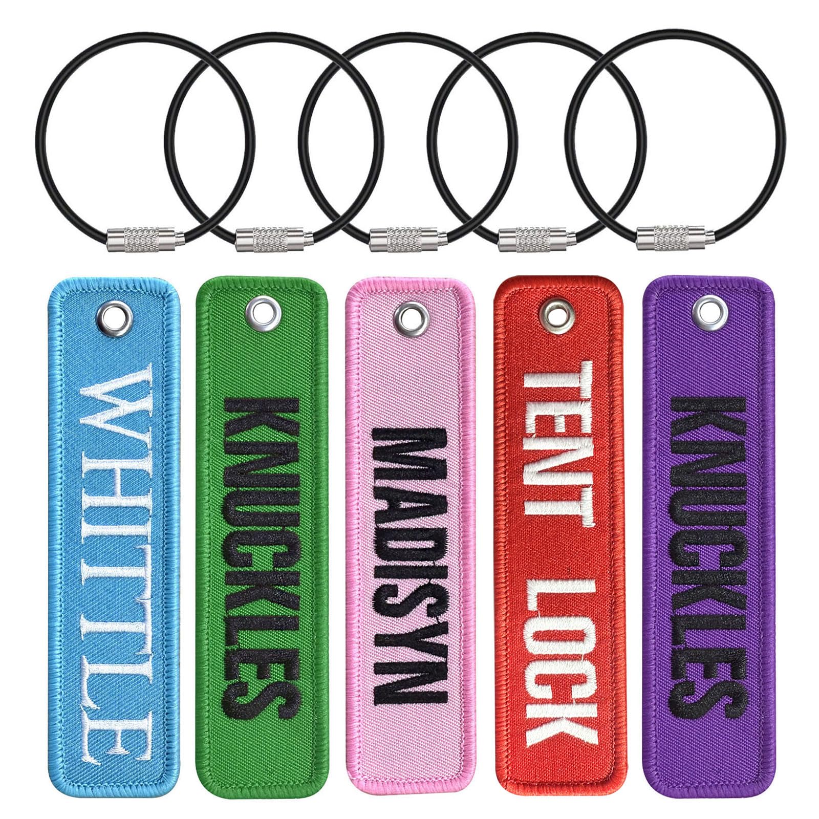 1PCS Luggage Tags, Custom Name/Text Luggage Tag, Personalized Travel Luggage Labels with Stainless Steel Loop for Suitcases, Travel Backpacks,Sports