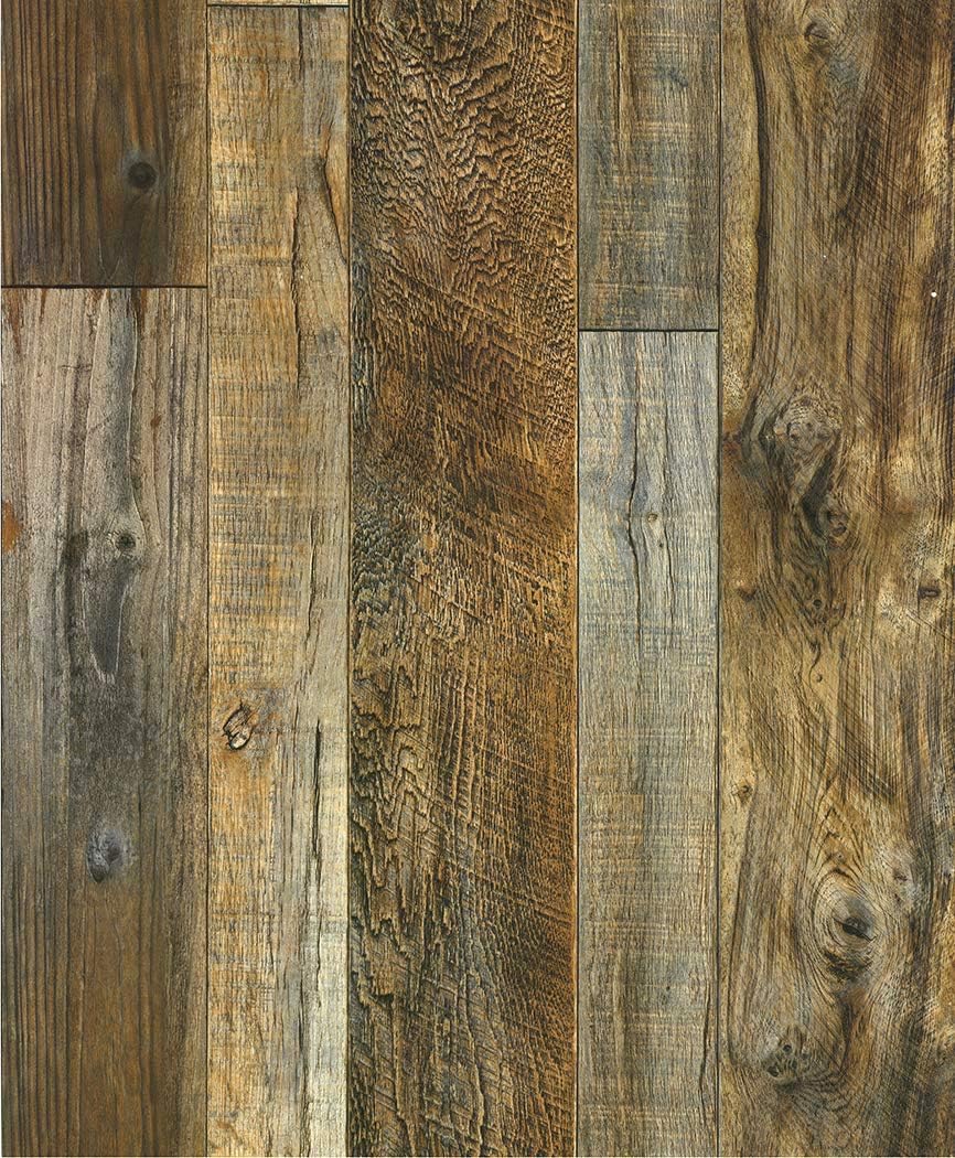 Vintage Faux Wood Panel Wood Plank Wallpaper Wall Mural for Walls, Large Size, 54 Square Ft/Roll (005)