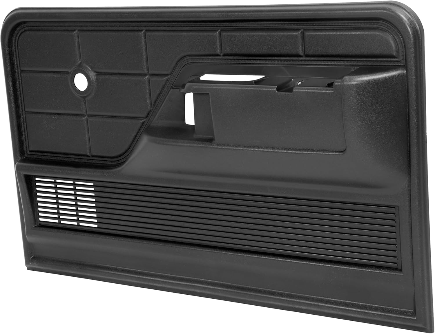 ALMULOO Pair Inner Door Panel Compatible with 1973-1979 Ford F100 F150 F250 F350 Bronco Interior Door Panels Plastic Black Left + Right