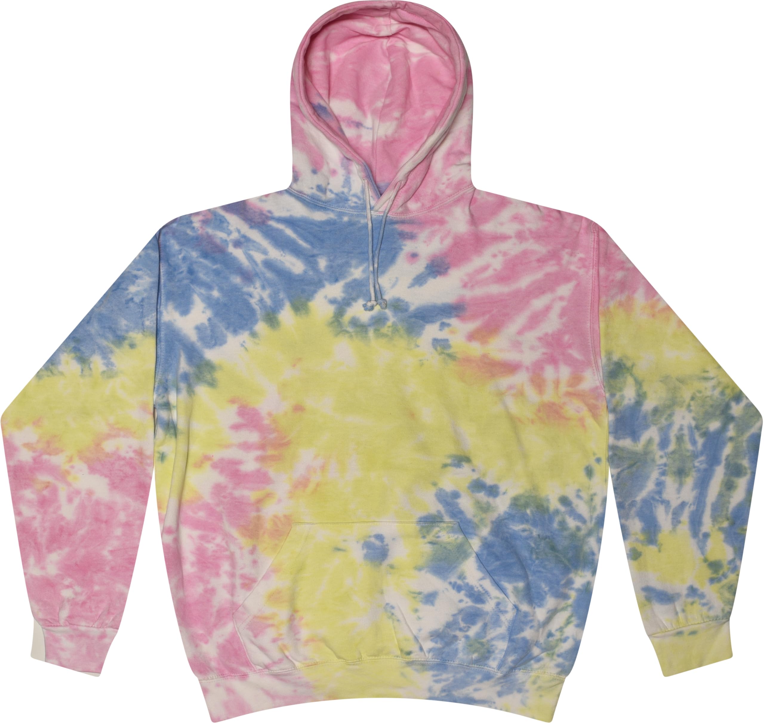 Colortone Tie Dye Pullover Hoodies for Women and Men - Classic Fit Sweatshirts