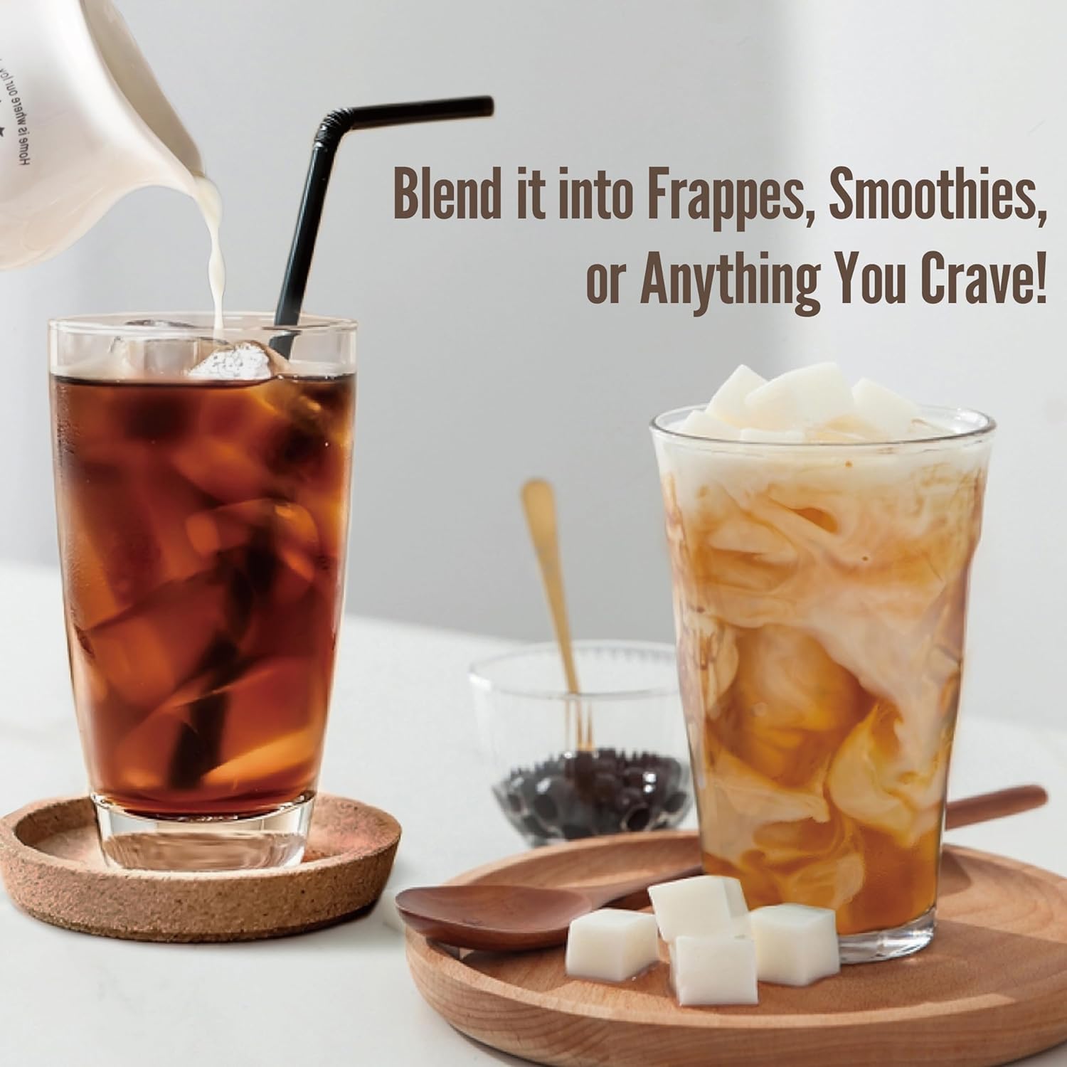 J WAY Classic Milk Tea 2.2 Lb (1 Count), Powdered Instant Milk Tea Drink Mix, Serve Hot or Cold, Makes Blended Frappe Drinks