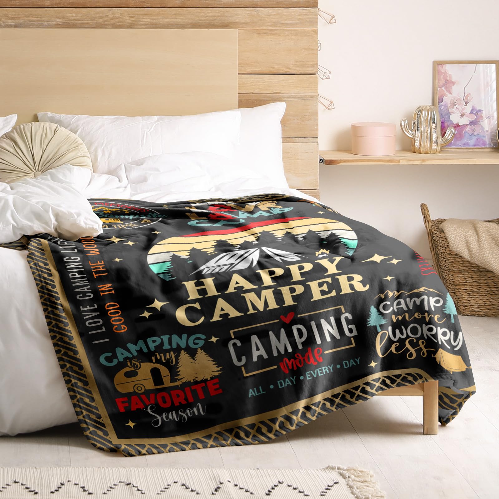 Campingdecke Geschenk Für Camper – 152,4 X ... Cm, Überwurfdecke Für Wohnmobil, Camping & Outdoor