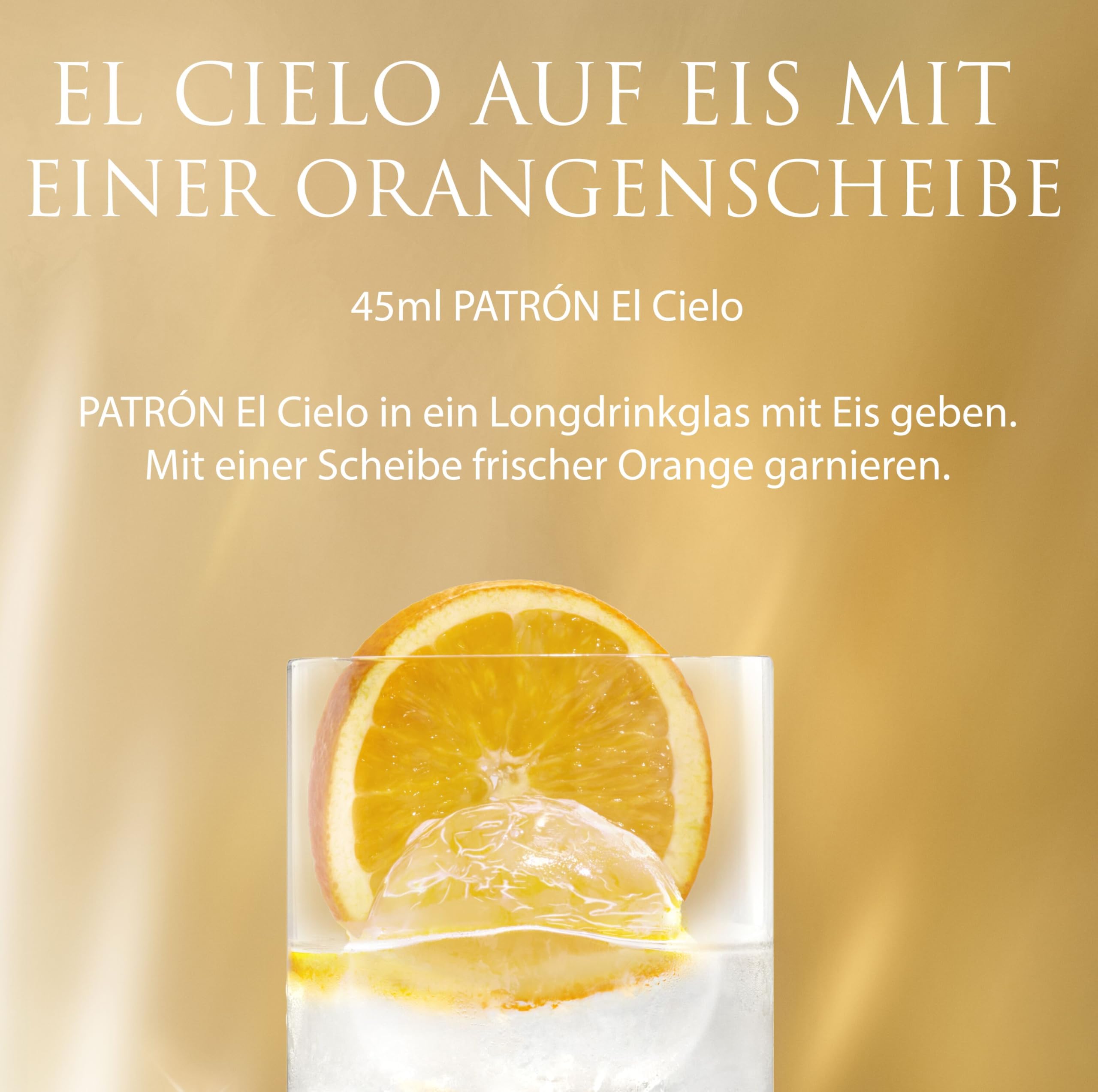 PATRON EL CIELO Tequila Silver Premium, alcool prodotto da agave blu Weber al 100% e lavorato a mano in piccoli lotti in Messico, 40% ABV, 70cL / 700mL