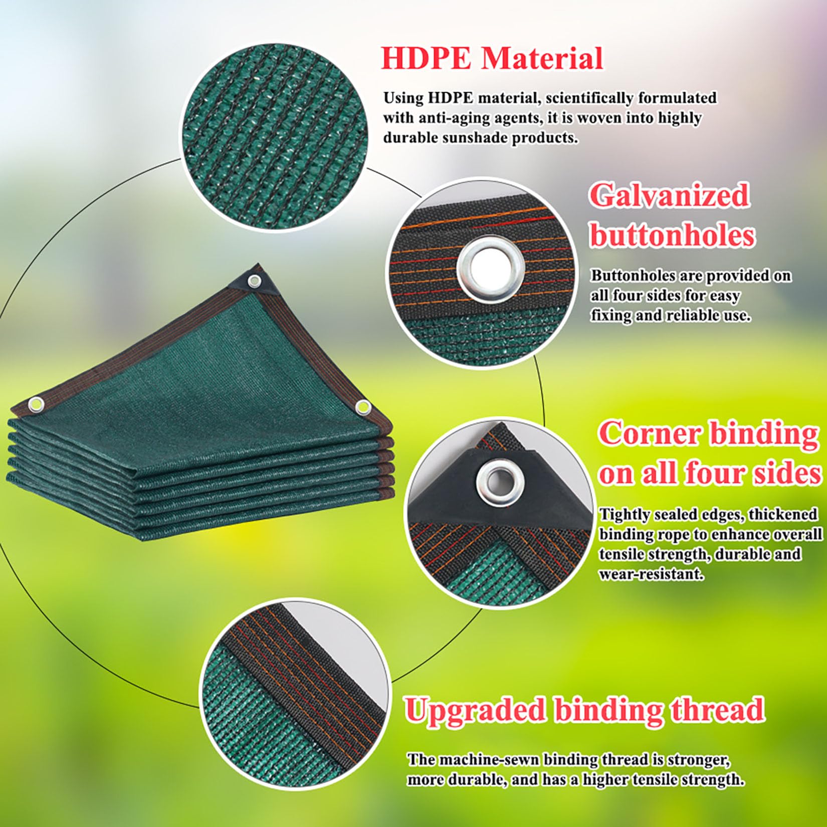 Red de sombra verde de 3 x 4 m, 90 % de protección UV, impermeable y transpirable para invernaderos, jardines, pérgolas y garajes al aire libre