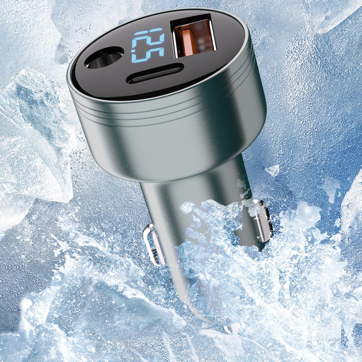 Starlink Mini 12V Car Charger, 16 AWG Cable, Starlink Mini Car Adapter,Waterproof, Built-in Protections (car Adapter & 16ft Cable)