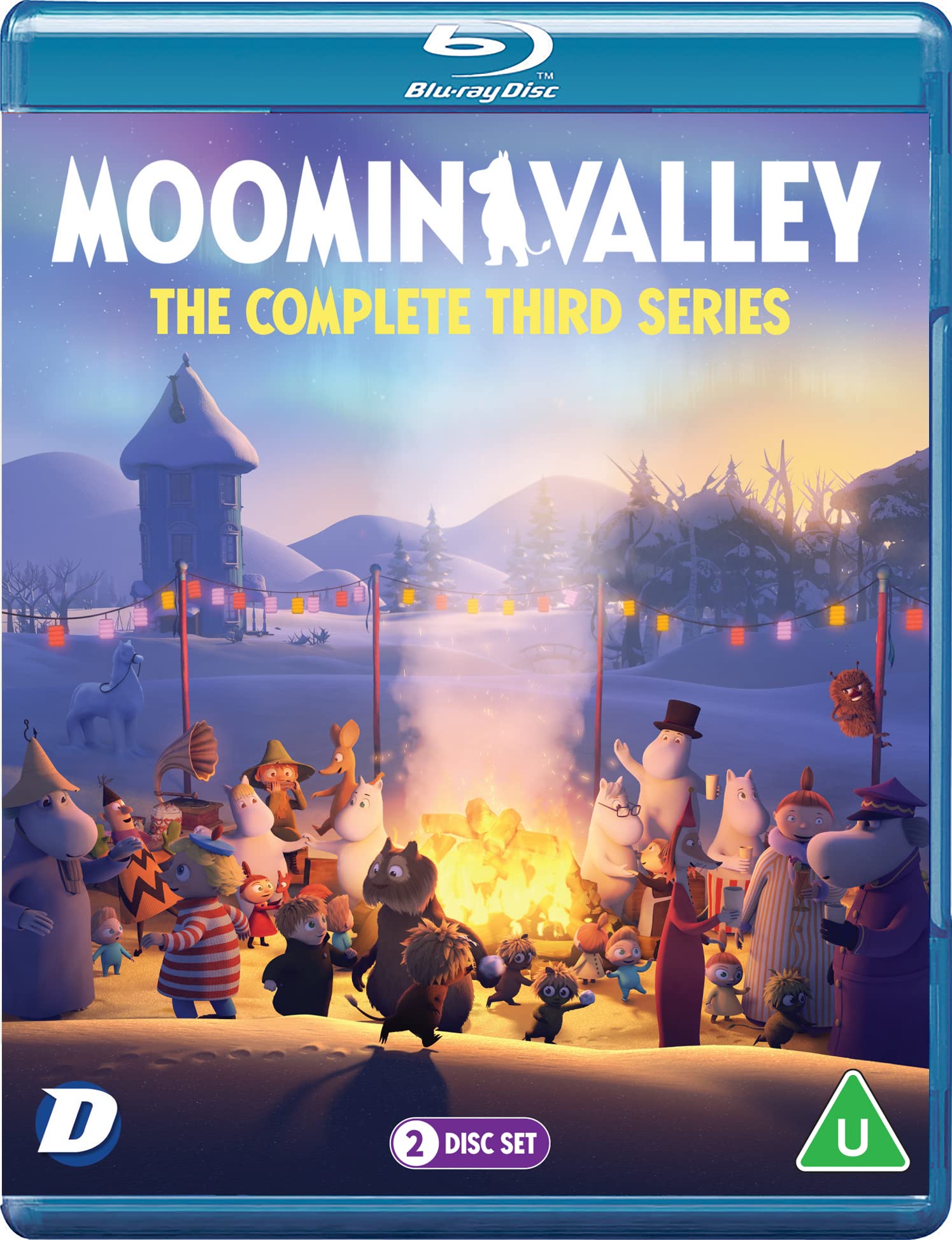 Moominvalley: Series 3 Blu-ray (2022) Marika Makaroff - 2 discs - NEW Sealed