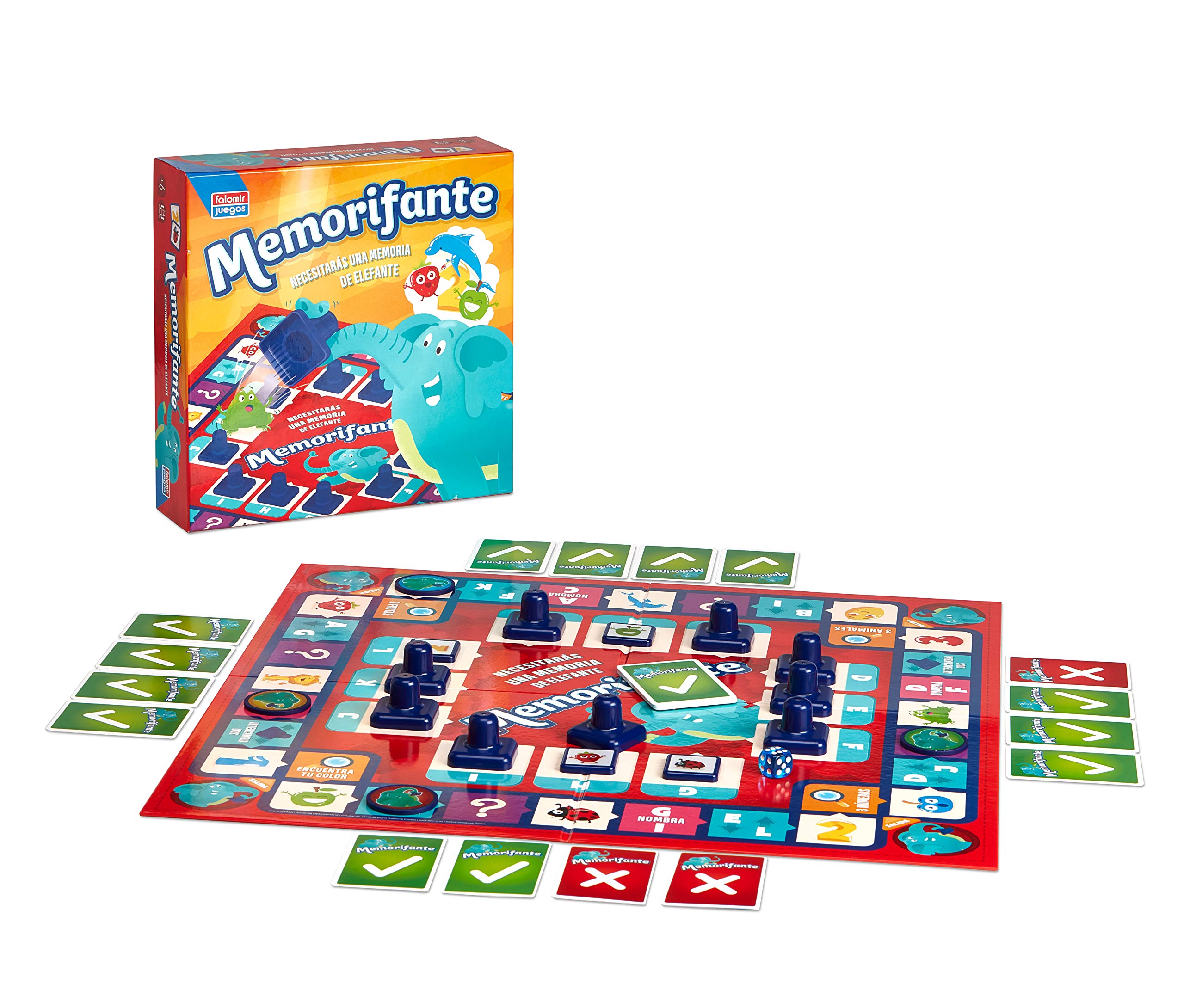 Falomir Pana Po'o Gioco Da Tavolo Creativo – Con Forme Geometriche, Dadi E Carte, Multicolore, Per Famiglie E Amici