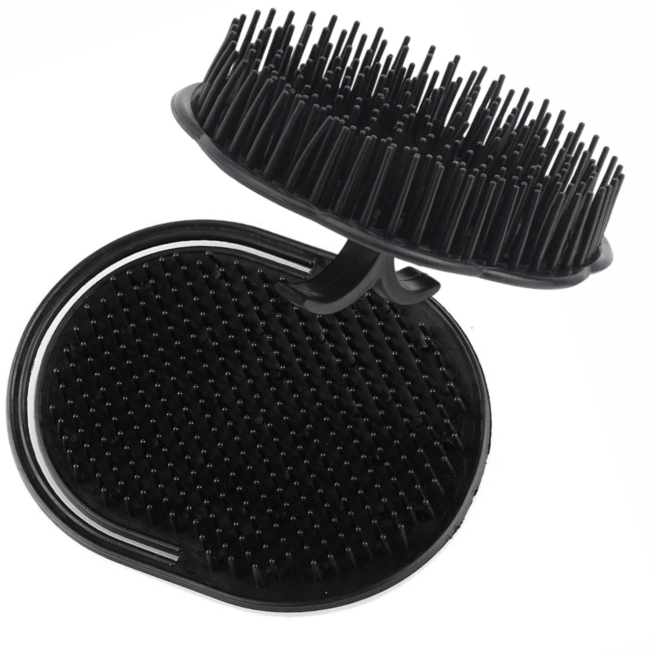 Pocket Hair Comb combo | Finger Grip Round Hair Comb + Hand Grip Round pocket Hair comb Multi color (Color may vary) Personal Hair care comb Pack of 2 pc-image-6