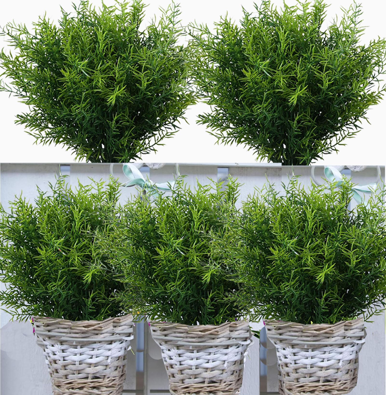 Toprooms 12 Pcs Fake Boxwood Shrubs