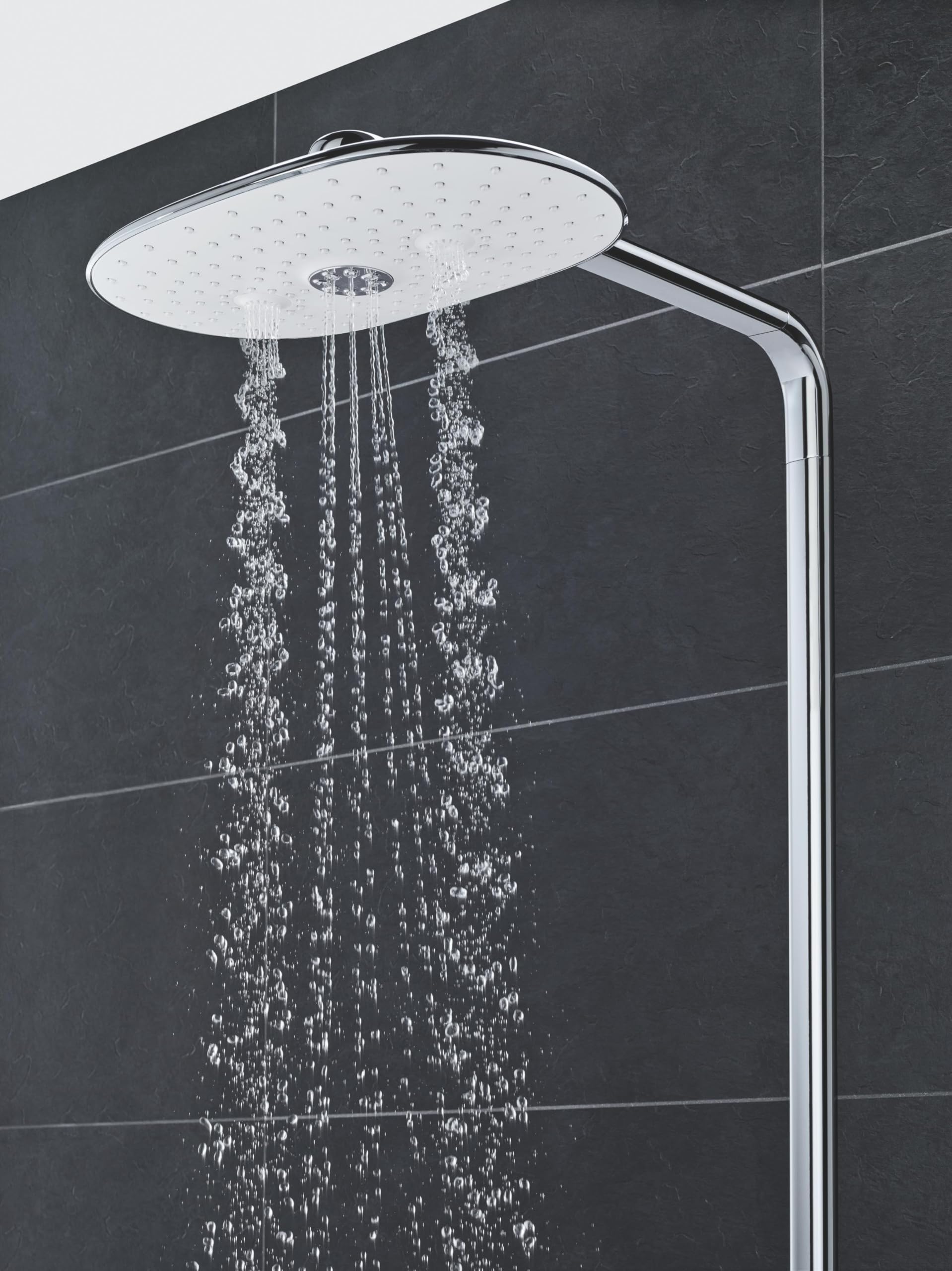 Grohe 26250LS0 Sistema Doccia con Miscelatore Termostatico, Bianco