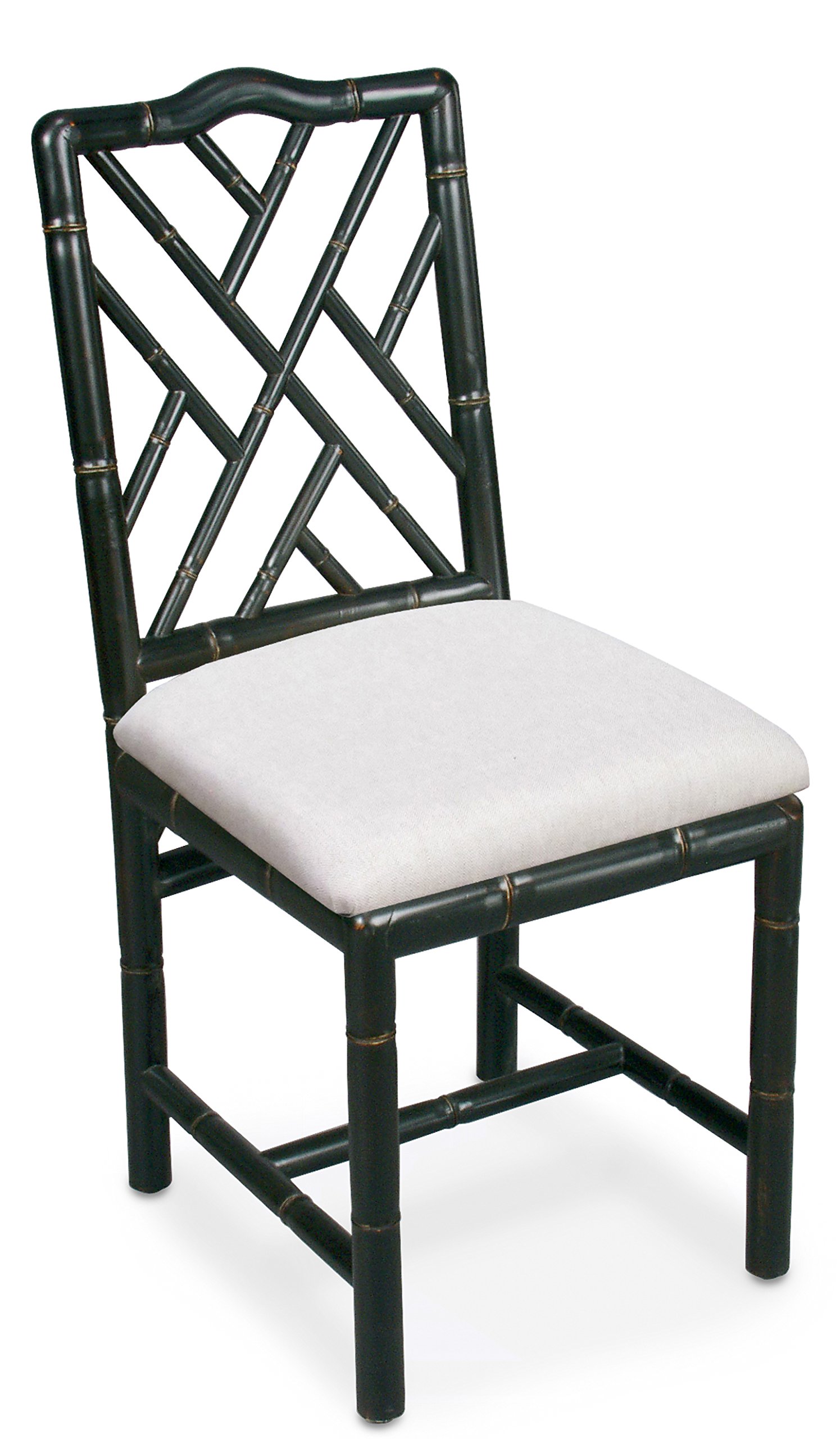 Brighton Bamboo Side Chair, Black