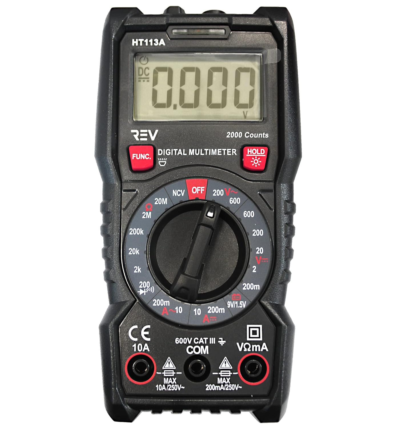 VViViD REV Digital Multimeter (2000 Counts) AC/DC Electric Battery and Live Wire Tester