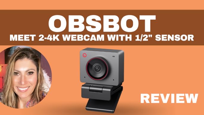 OBSBOT Meet 4K Webカメラ Amazon.com: OBSBOT Meet AI-Powered 4K Webcam, AI Framing