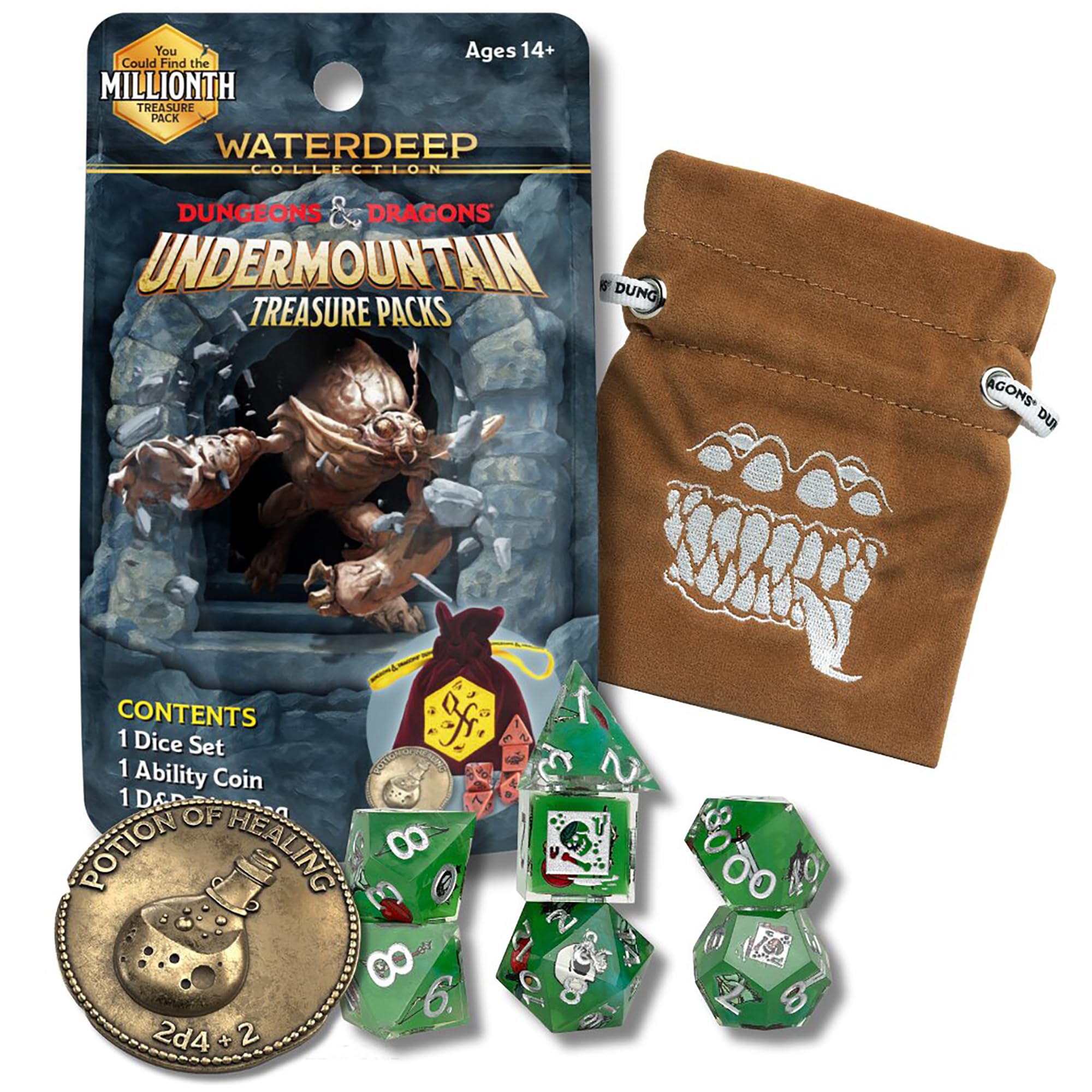 Amazon.com: Dungeons & Dragons: Undermountain Treasure Pack - Dice