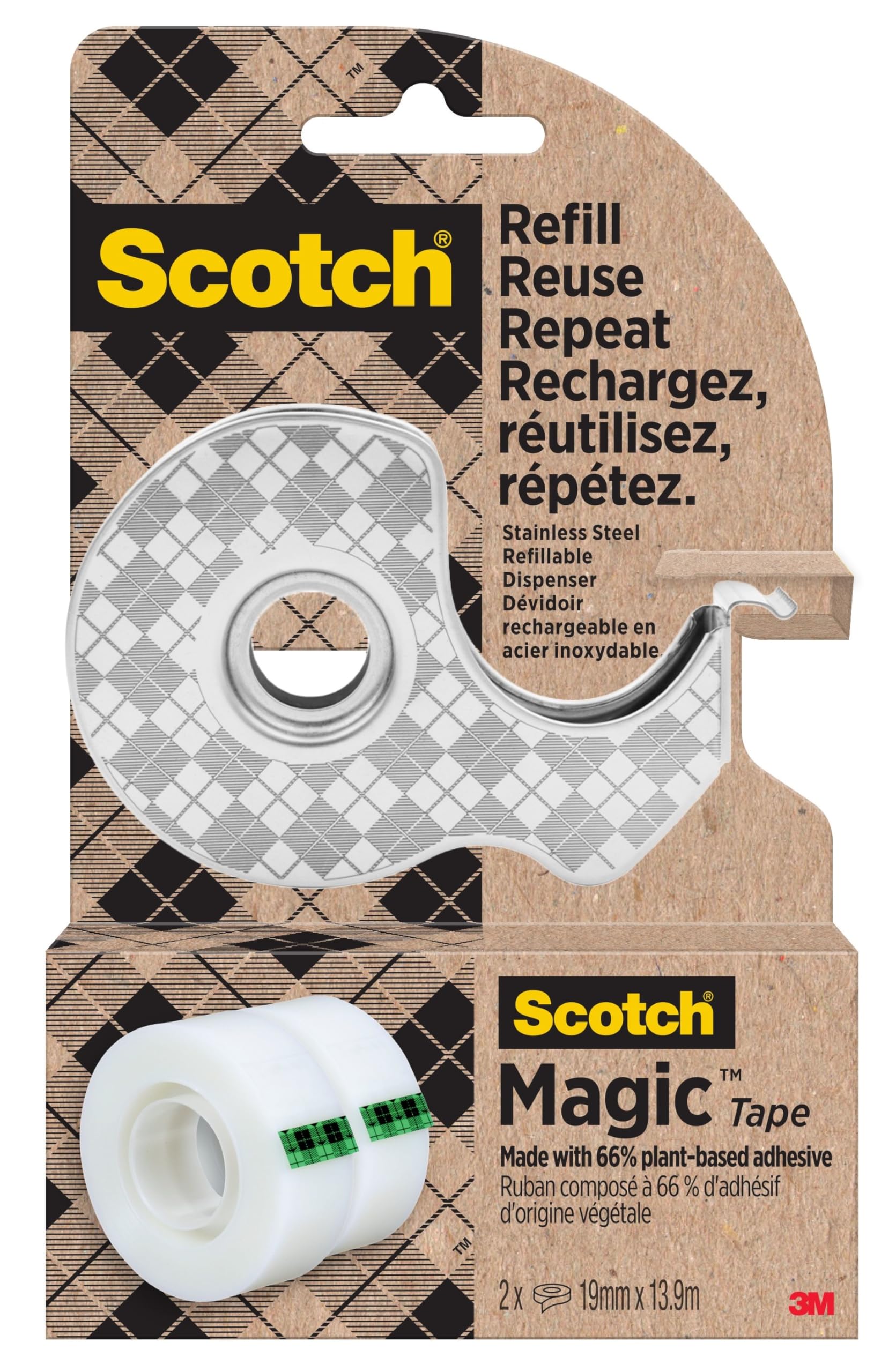 Scotch TapeDispenser with x2 Scotch Tape