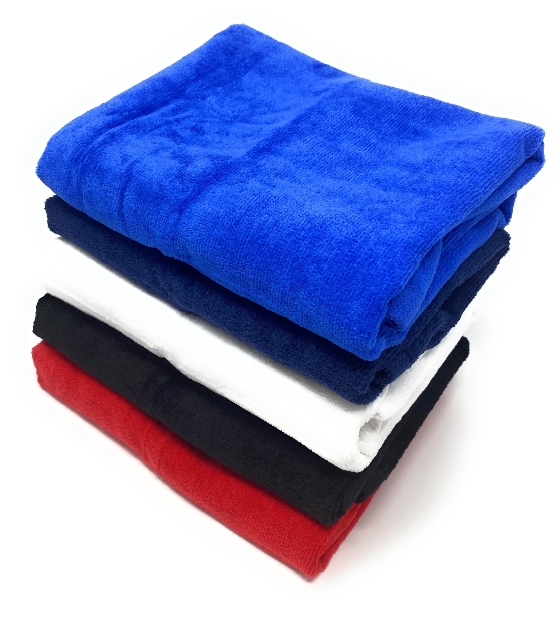 16x26 | 3-PACK | Terry Velour Hand Towels, Bath towels, Washcloths, Hand towels for bathroom | Cotton | Face towels, bathroom hand towels, gym and spa towel | Bathroom Towels (White, 3)