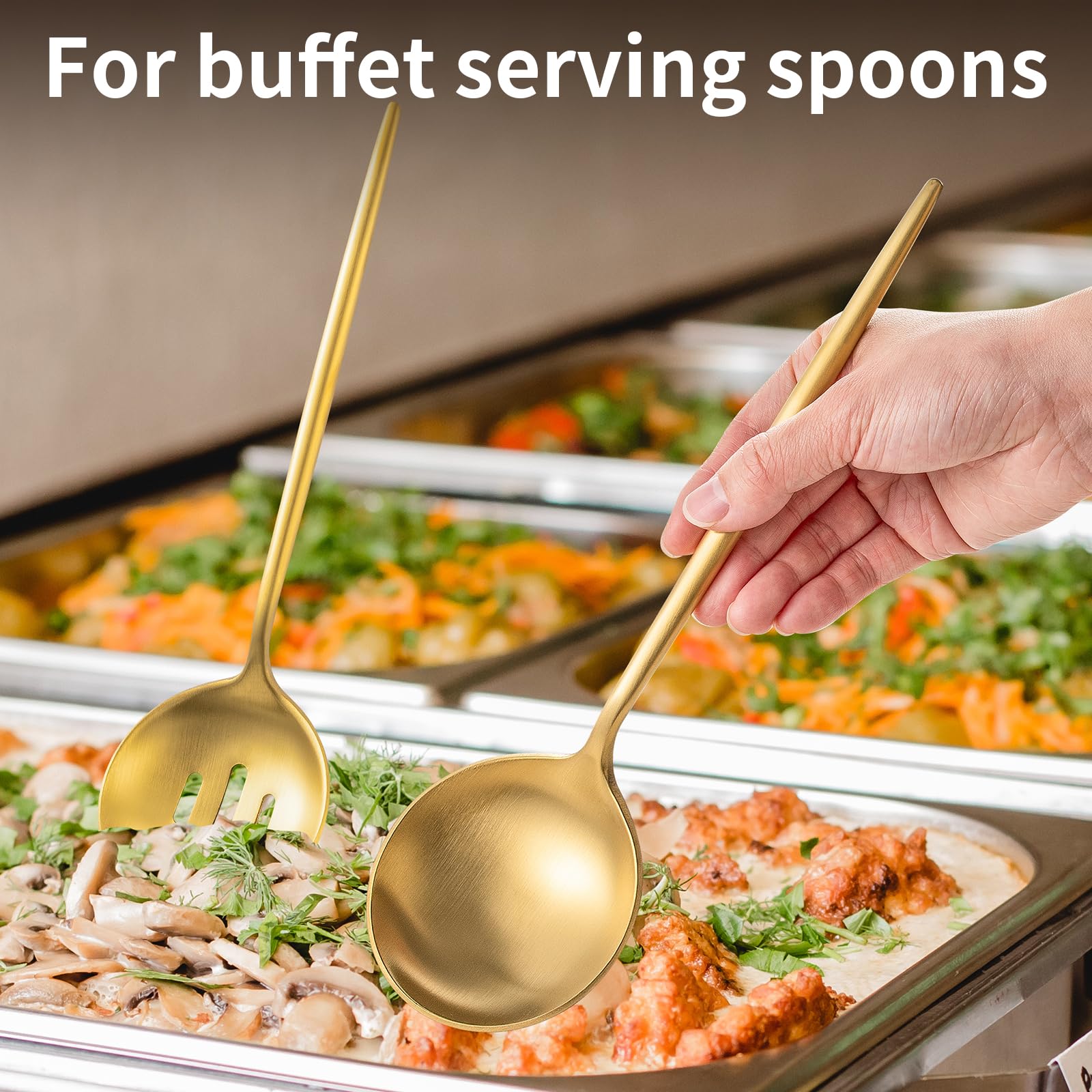 O.C.E. Gold Serving Spoons Set - 4 Piece -5 O.C.E. Gold Serving Spoons Set - 4 Piece -5