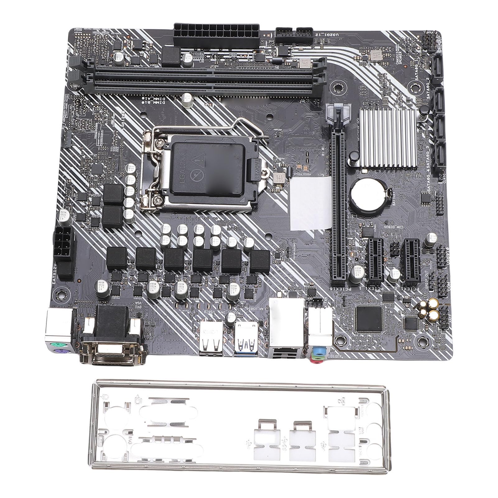 GOWENIC H410 Computer Motherboard, LGA 1200 DDR4 DIMM M ATX PC Gaming Motherboard for Core 10th Gen CPU, Serial ATA III, HDMI, USB 3.2, USB 2.0, PCIe 3.0 x16-picture-31